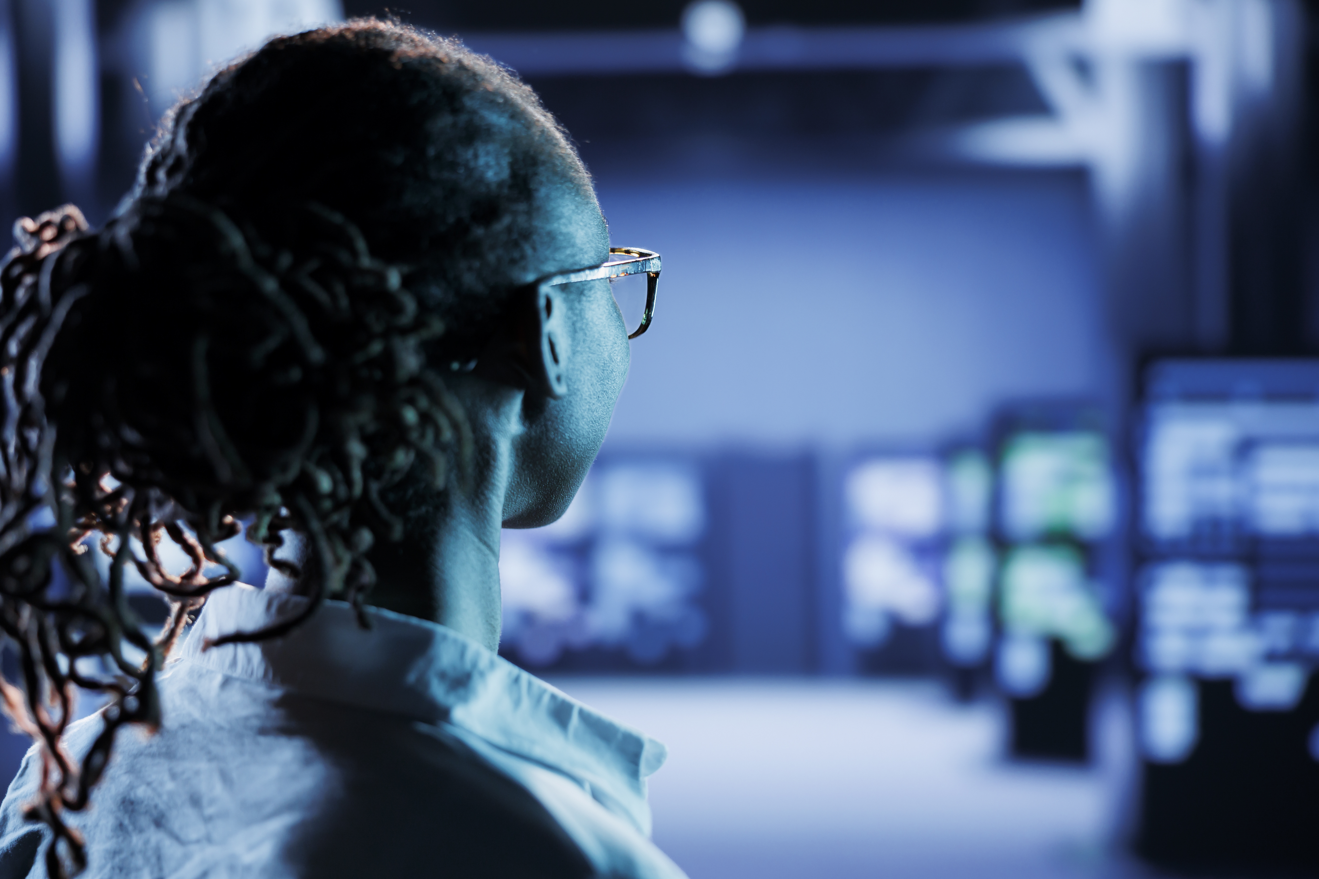 Expert in server room preventing downtime